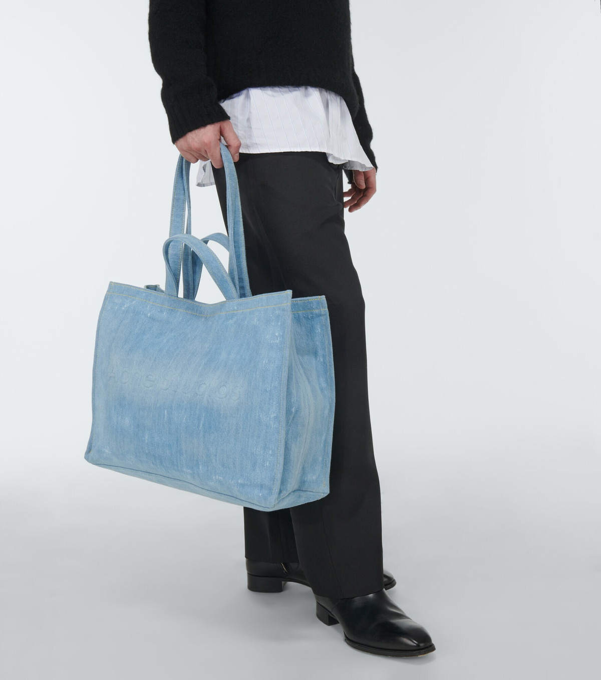 Acne Studios - Logo denim tote bag Acne Studios