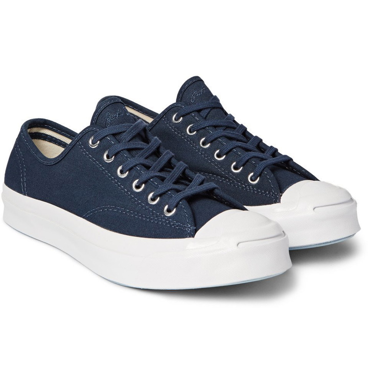 Photo: Converse - Jack Purcell Signature Jungle Cloth Canvas Sneakers - Men - Navy