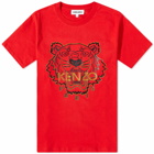 Kenzo Men's CNY Year of The Tiger T-Shirt in Medium Red