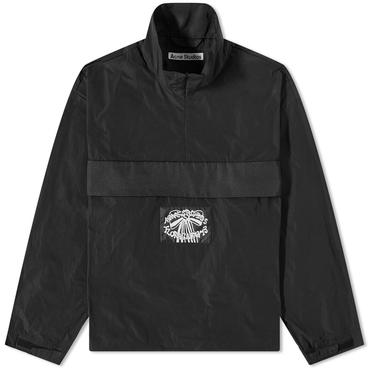 Photo: Acne Studios Men's Olandio Tech Trench Coat Jacket in Black