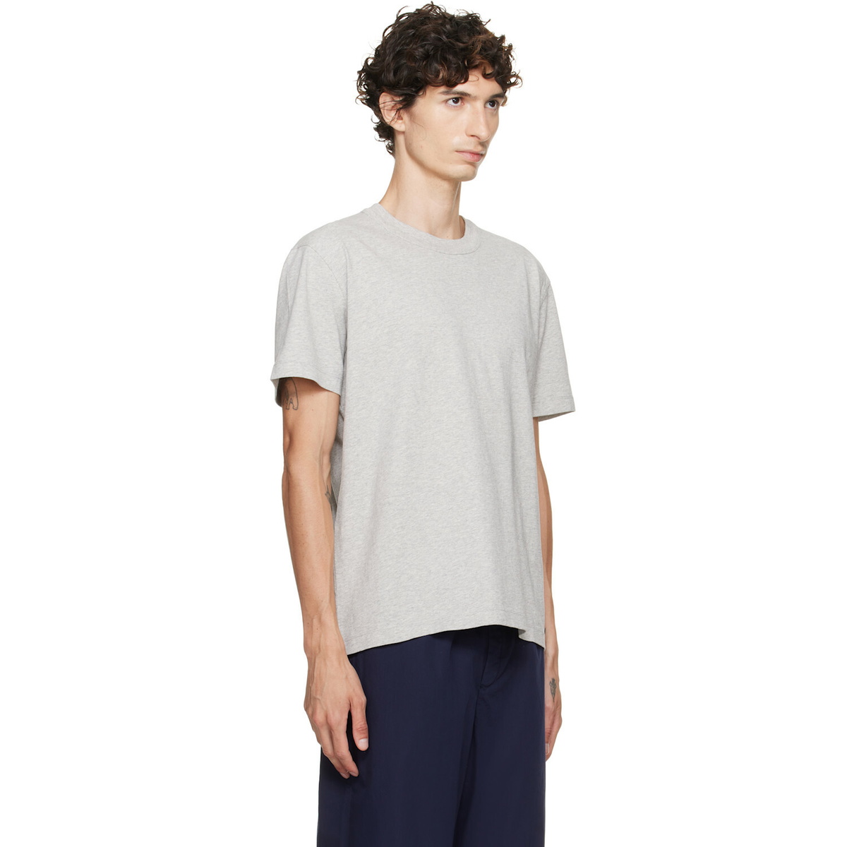 Tekla Gray Organic Cotton T-shirt