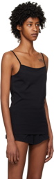 Sunspel Black Square Neck Camisole