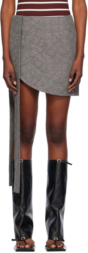 Photo: FIDAN NOVRUZOVA Gray Colleen Miniskirt
