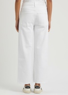 Agolde Harper Crop Straight-leg Jeans White