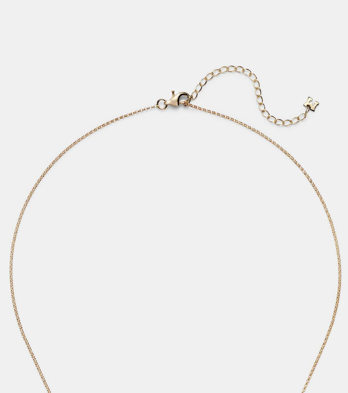 Mateo Pearl Curl 14kt gold pendant necklace with freshwater pearl