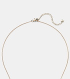 Mateo Pearl Curl 14kt gold pendant necklace with freshwater pearl