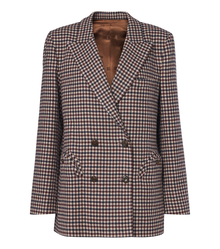 Photo: Blazé Milano Everynight checked wool and cashmere blazer