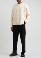 Wooyoungmi Side-split Wool Jumper Ivory