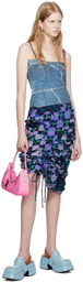 Andersson Bell Blue Giselle Midi Dress