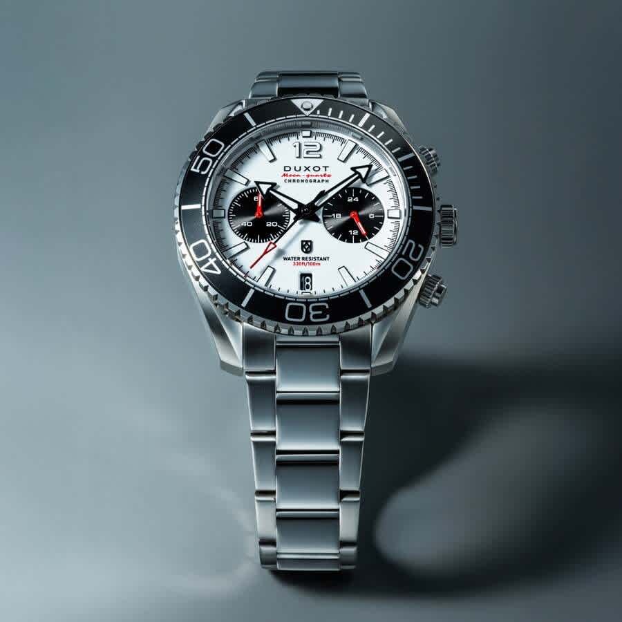 Duxot Tiburon Chronograph Quartz White Dial Mens Watch DX-2062-44
