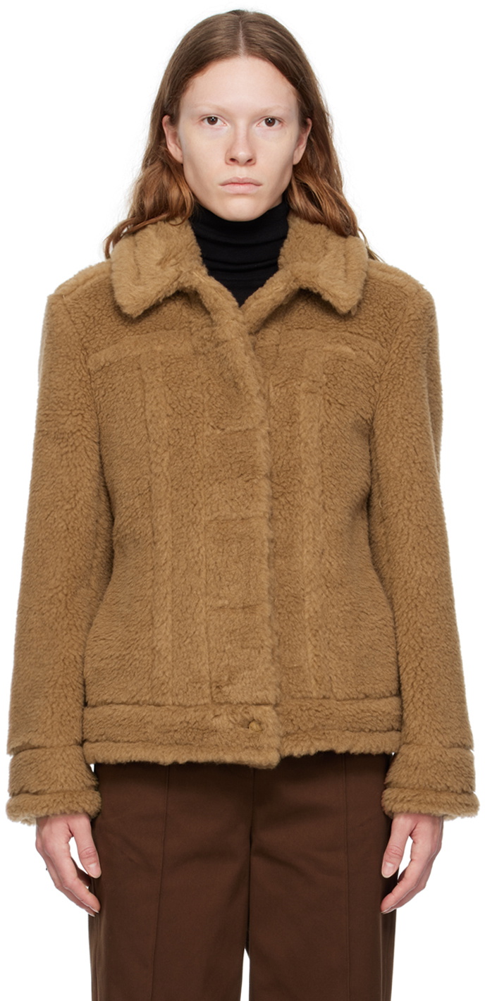 Max Mara Brown Teddino Jacket Max Mara