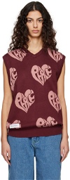 Butter Goods Red 'Peace' Vest