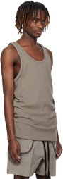 thom/krom Taupe M TS 854 Tank Top