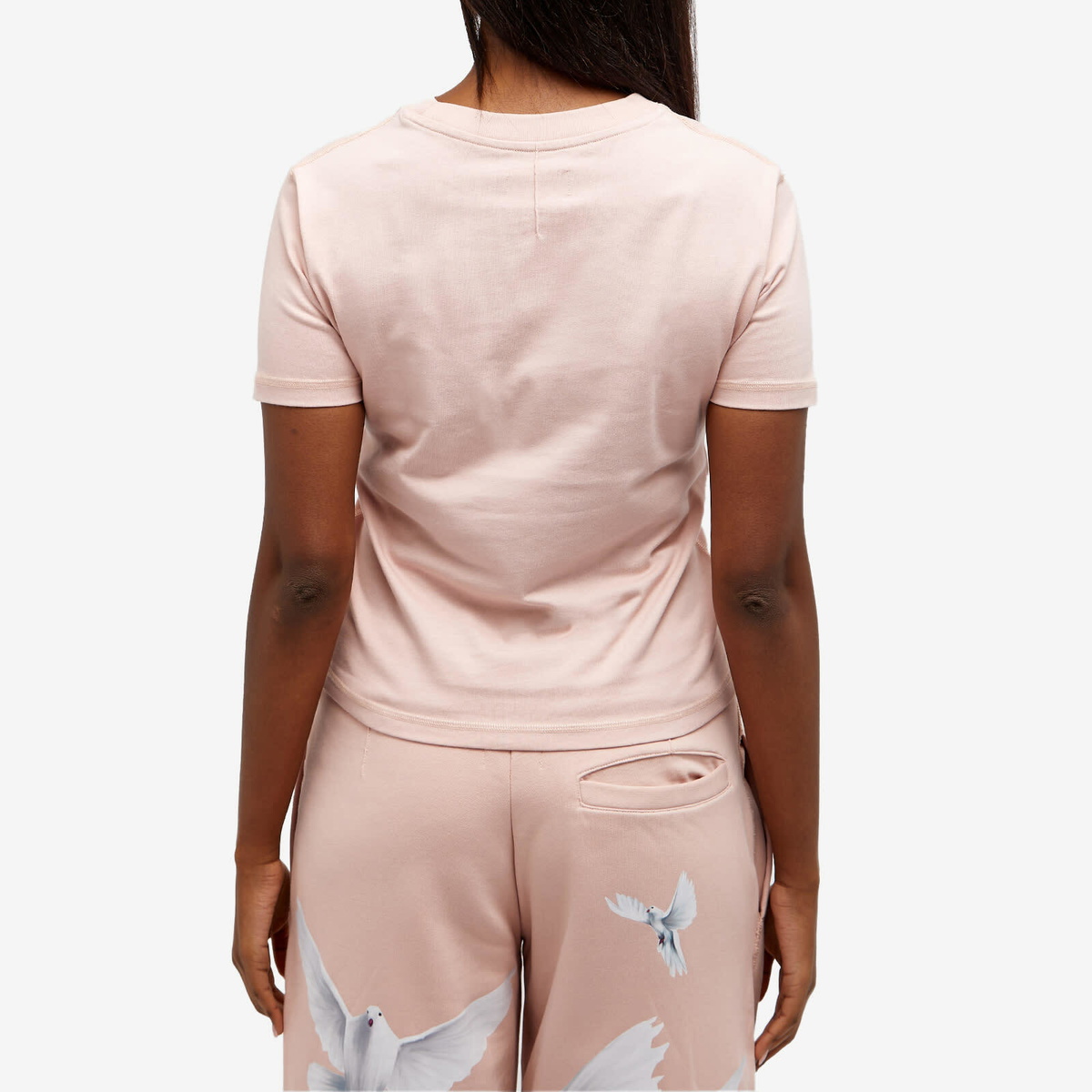 3.Paradis Women's Paradis Cropped T-Shirt in Pink