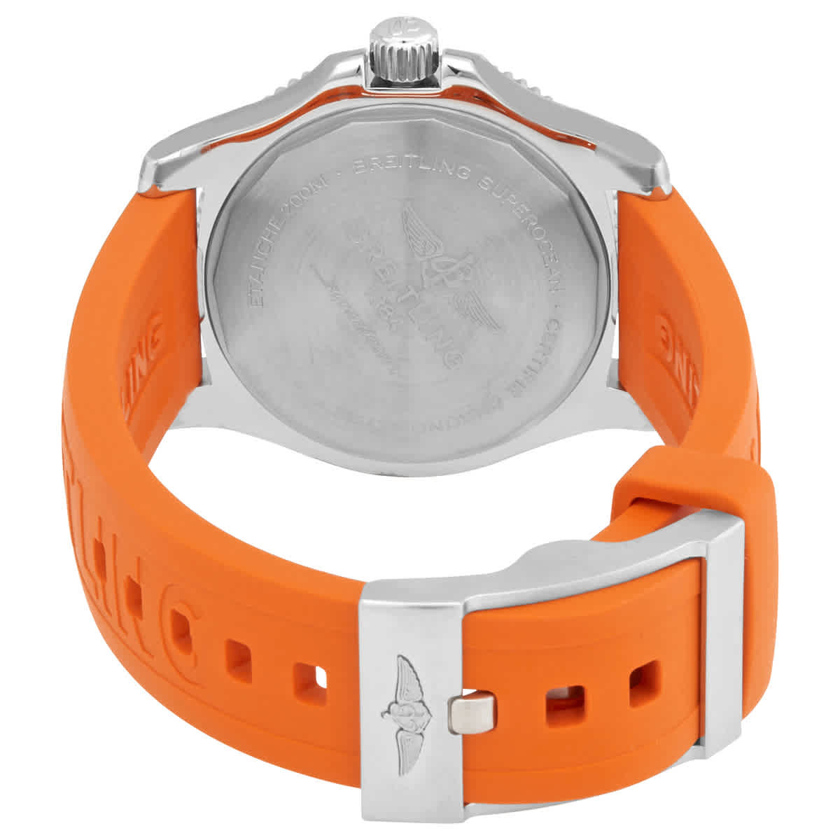 Breitling Superocean 36 Automatic Orange Dial 36 mm Watch A17316D71O1S1