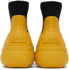 AMBUSH Yellow Rubber Chelsea Boots