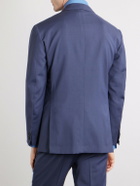 J. Mueser - Virgin Wool Suit Jacket - Blue