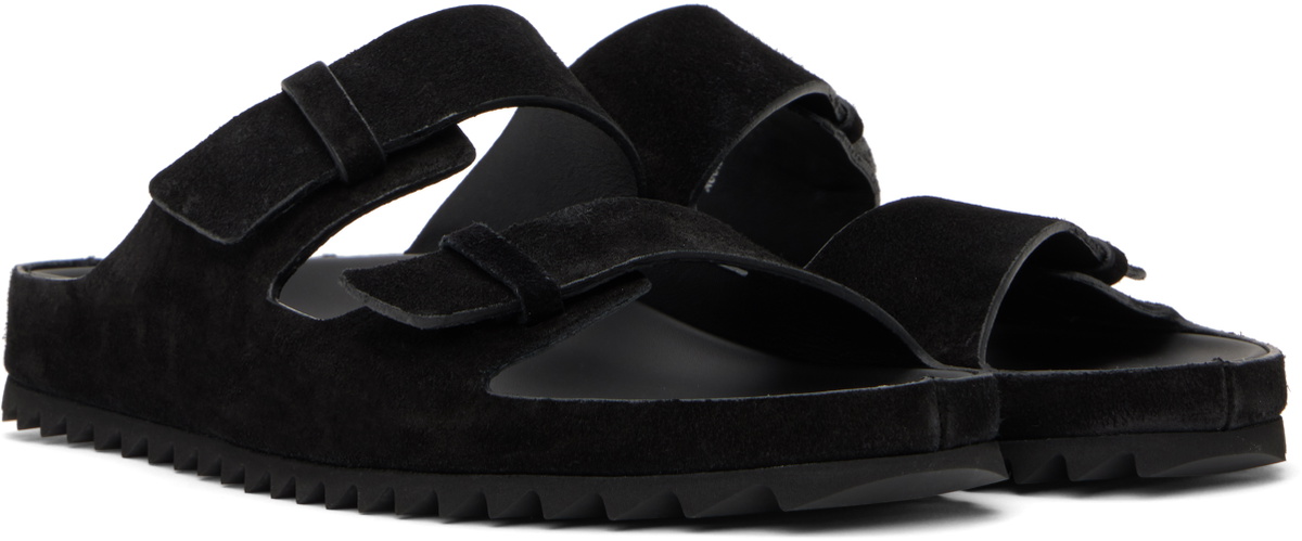 Officine Creative Black Agorà 010 Sandals