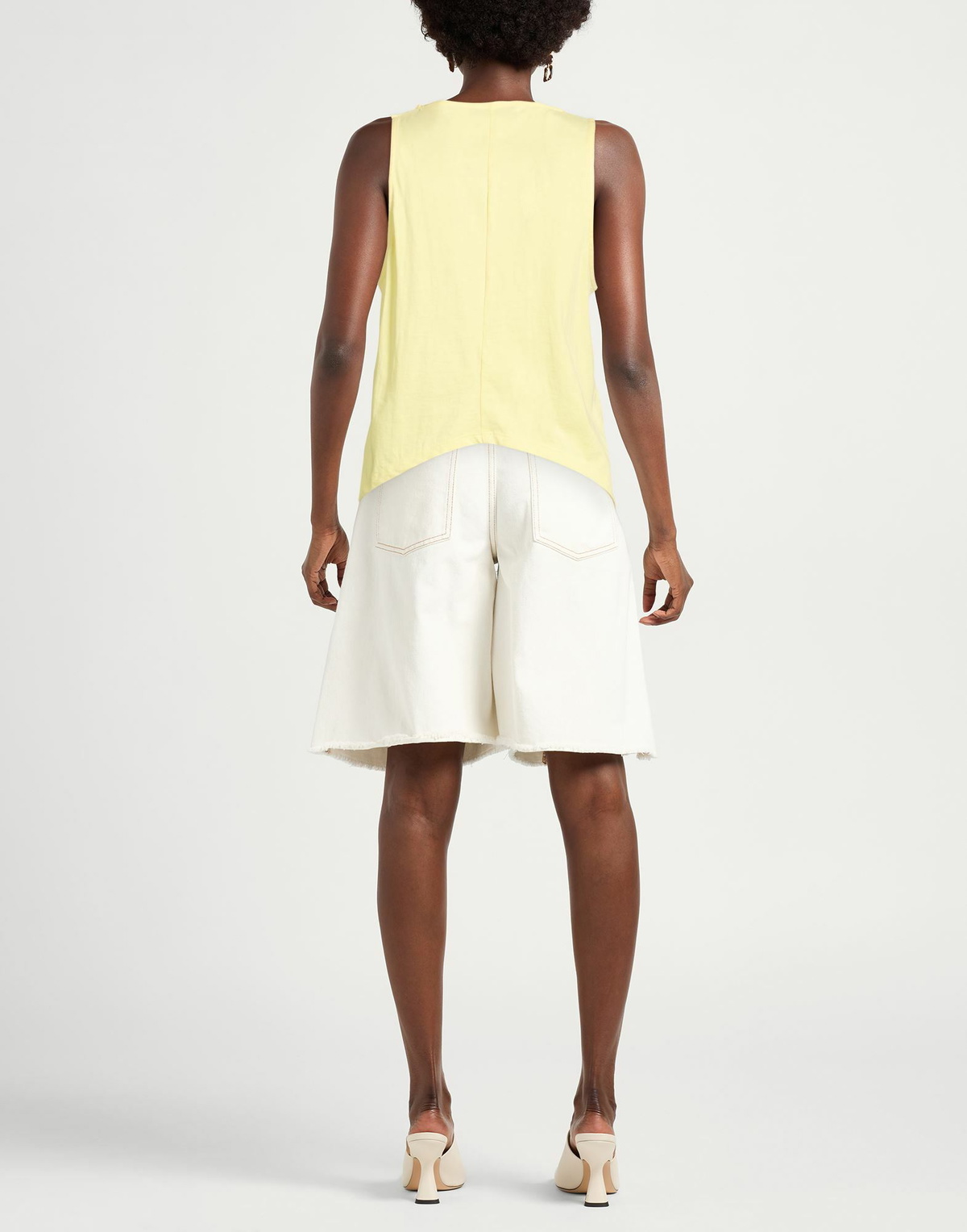 Jijil Womens Tank top in Yellow