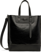 Maison Margiela Black Vertical Belt Tote