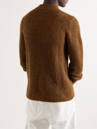 Séfr - Leth Bouclé-Knit Sweater - Brown