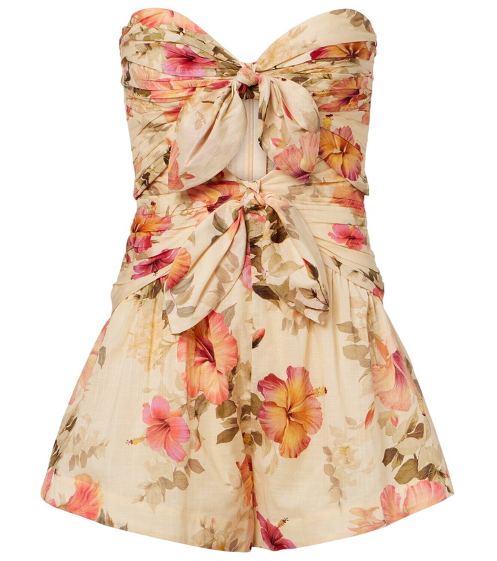 Photo: Zimmermann Mahon floral cotton romper