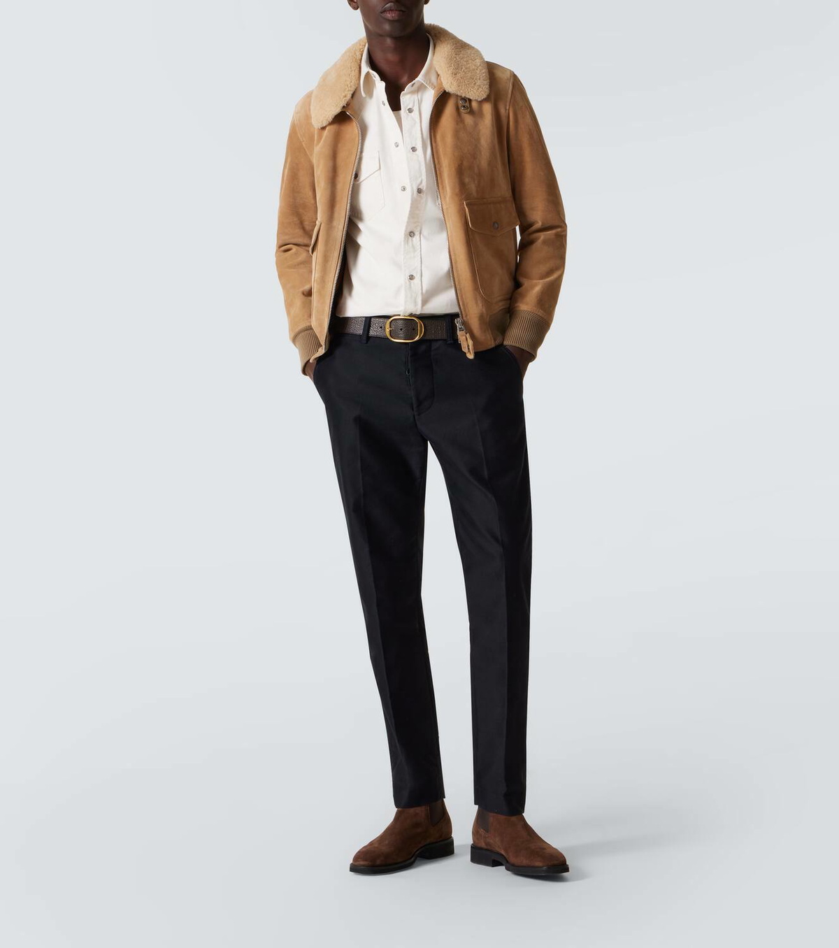 Tom Ford Suede Chelsea boots