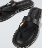 Dries Van Noten Leather thong sandals
