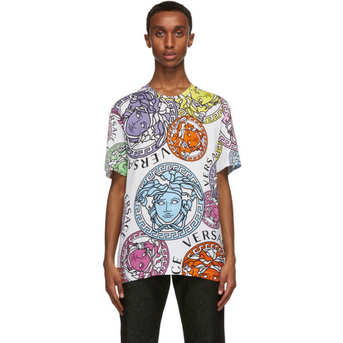 Photo: Versace White Medusa Amplified T-Shirt