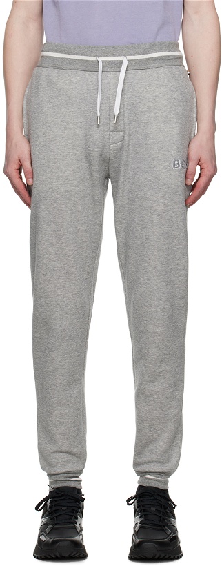 Photo: BOSS Gray Drawstring Sweatpants
