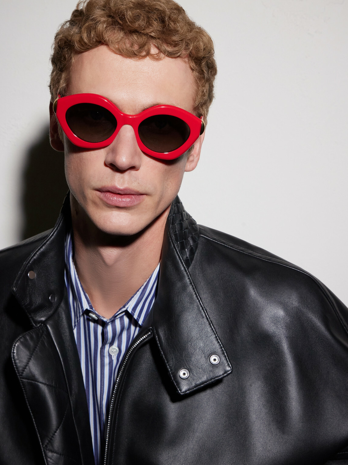 LOEWE - Coil Round-Frame Acetate Sunglasses - Red