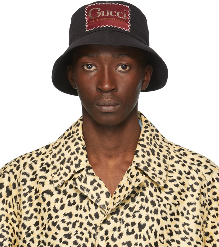 Photo: Gucci Black 'Whatever The Season' Bucket Hat
