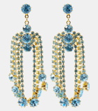 Magda Butrym Crystal cascade drop earrings