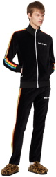 Palm Angels Black Rainbow Lounge Pants