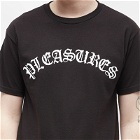 Pleasures Men's Old E Logo T-Shirt in Black