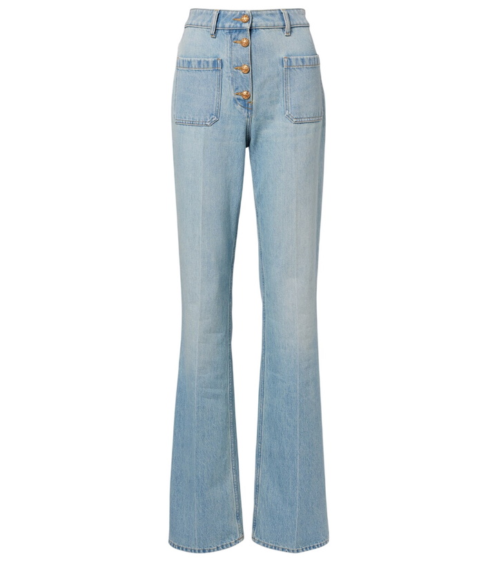 Photo: Valentino High-rise straight jeans