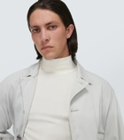 Lemaire Turtleneck cotton jersey top
