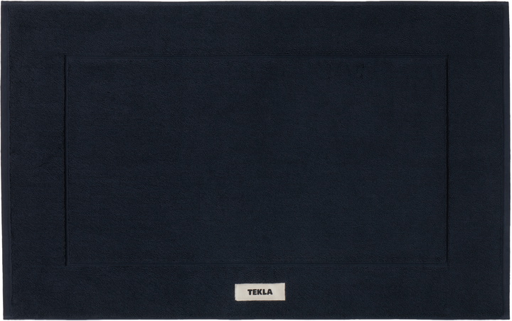 Photo: Tekla SSENSE Exclusive Navy Terry Large Bath Mat