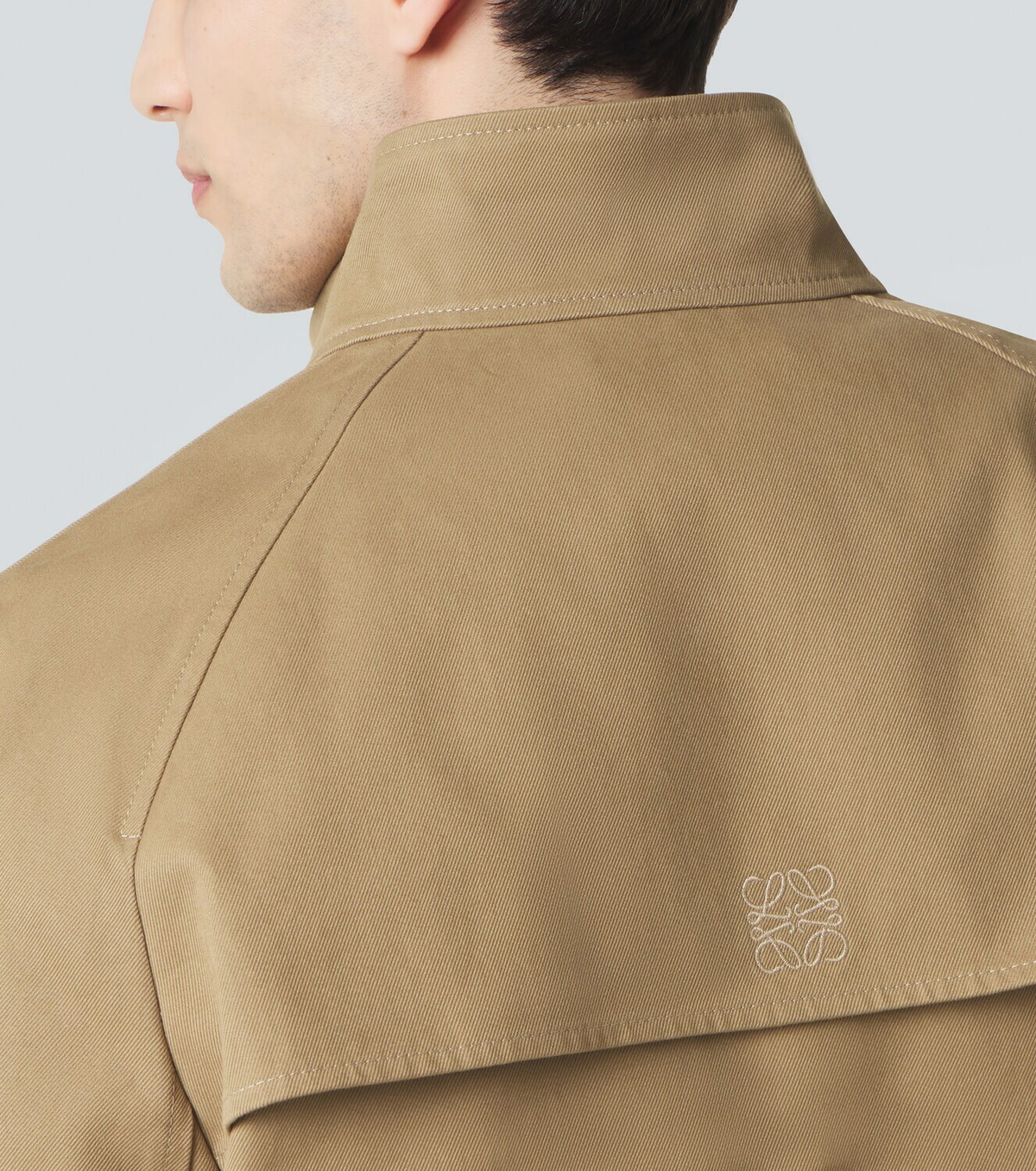 Loewe Layered cotton gabardine jacket