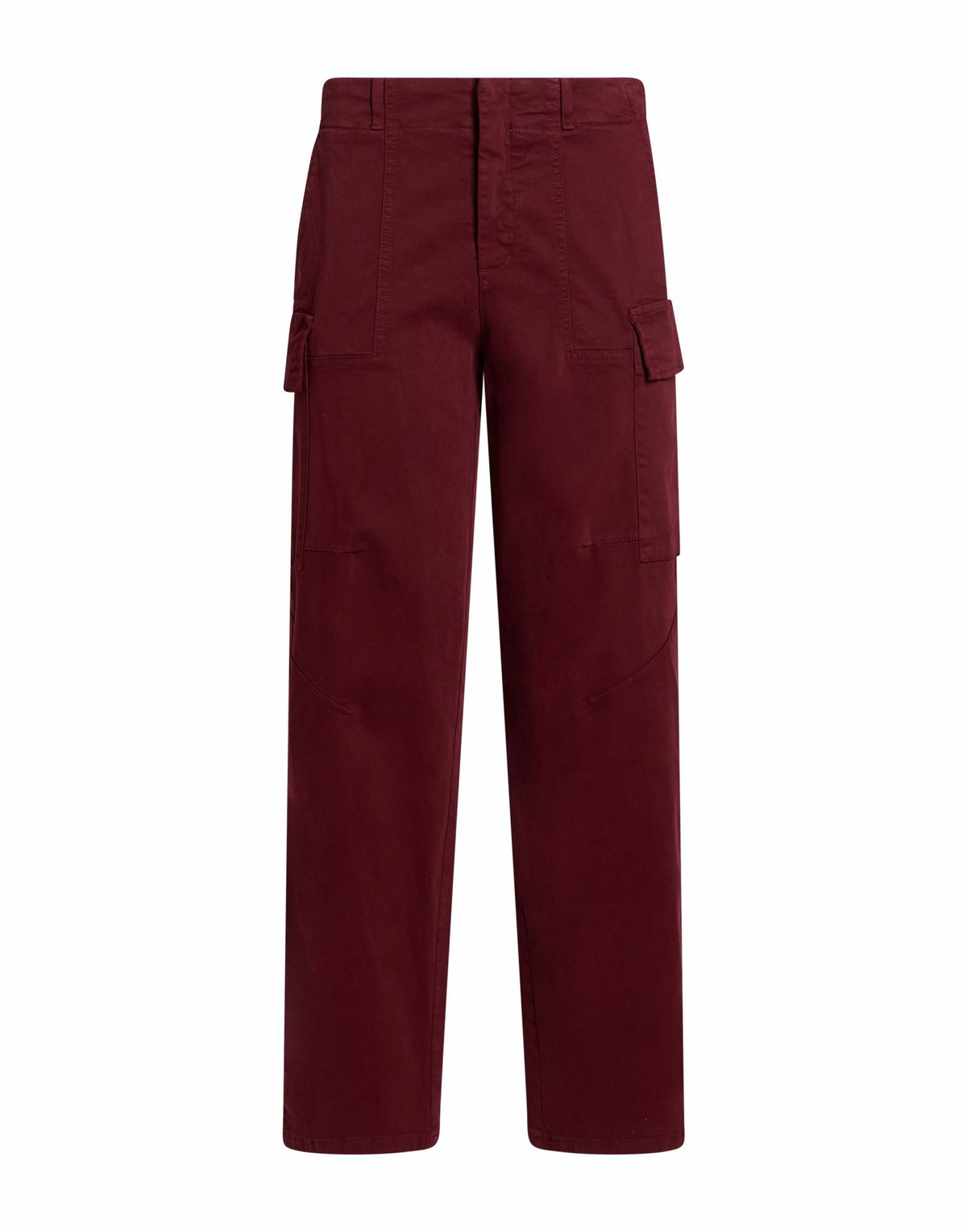 Manila Grace Womens Pants Burgundy