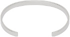 BOSS Silver Stripe Cuff Bracelet