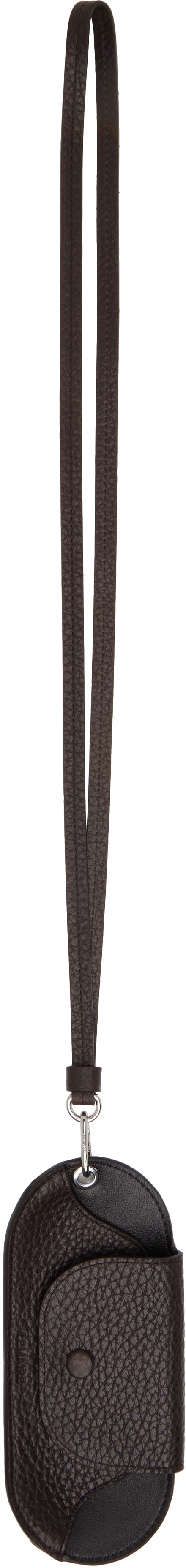 LEMAIRE Brown Bell Glasses Holder Pouch Lemaire