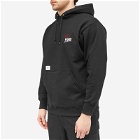 WTAPS Men's 10 Embroided Pullover Hoodie in Black