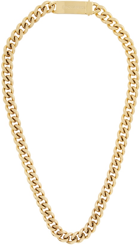 Photo: Dsquared2 Gold Chained2 Necklace