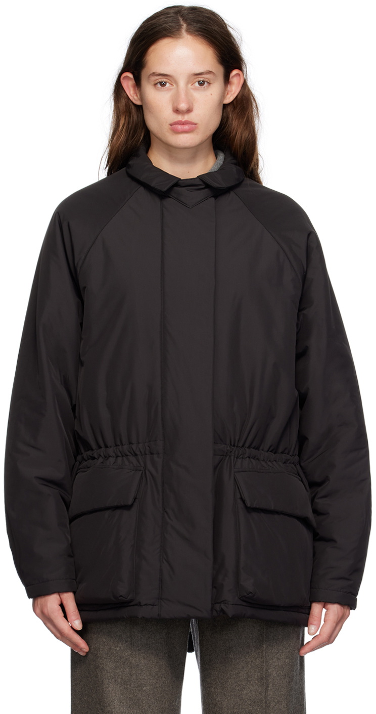 LE17SEPTEMBRE Black Padded Hunting Jacket LE17SEPTEMBRE