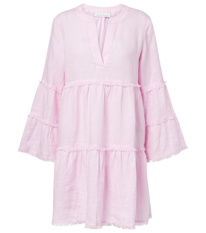 Photo: Heidi Klein Baie de Cassis tiered linen kaftan