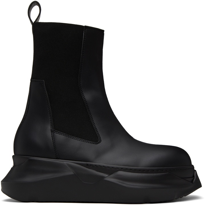 Photo: Rick Owens DRKSHDW Black Beatle Abstract Boots