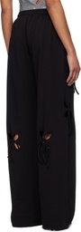 J.Kim Black Petal Lounge Pants