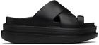 sacai Black Foam Multiple Sole Sandals