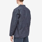 Snow Peak Men's OG Canvas Noragi Jacket in Indigo